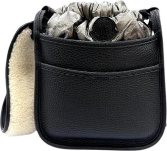 Moncler Pre-owned Lania PM Schoudertas - Dames - Vintage Tas - Zwart - ONE Size - Leer - Vintage
