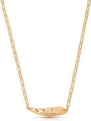 Ettika Metallic Flow Pendant Necklace in Gold at Nordstrom Rack