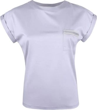 Eleventy T-shirt - Dames - T-shirts - Grijs - S - Tops