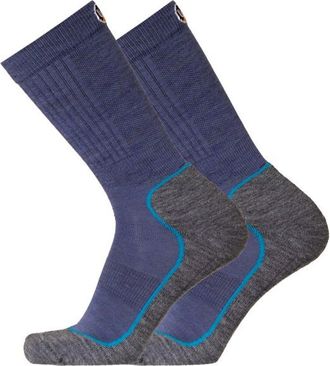 UphillSport Repo 4-Layer Drytech M4 Merino & Tencel Wandersocken - Unisex | blau