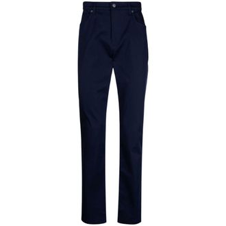 Moschino Heren, Broeken, Blauw, Maat: M Katoen