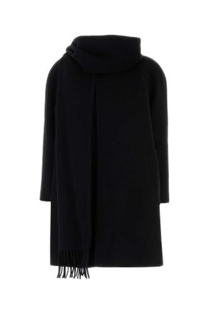 Balenciaga Black Cashmere Coat
