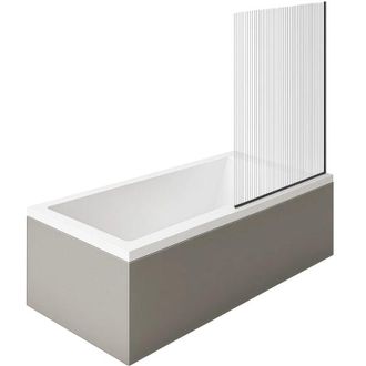 Duravit Ba&ntilde;era Derecha De 160 X 70 Cm Duravit Starck + Mampara De Ba&ntilde;era Aurys Raywall En Negro Mate