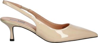 Love Moschino Schoenen, Dames, Beige, 40 EU, Leer, Lakleren Pumps