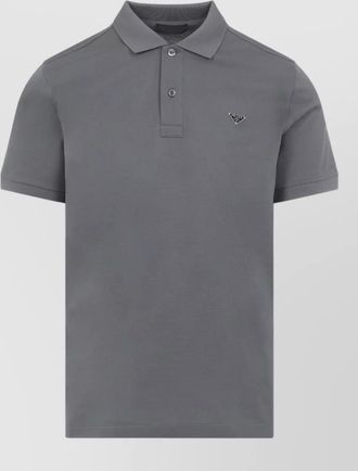 Prada short sleeve polo shirt straight cut