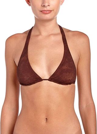 PQ Swim Dakota Teeny Cut Bikini Bottom Swimsuit In Brown