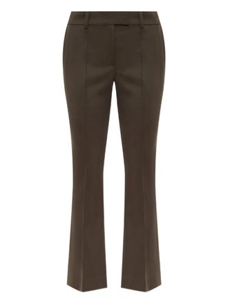 The Attico wool trousers - women - Virgin Wool/Elastane/Viscose - 38 - Brown