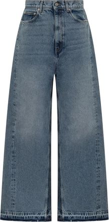 Stella McCartney Wijde Spijkerbroek met Vijf Zakken - Dames - Loose Fit Jeans - Blauw - W25 - Jeans