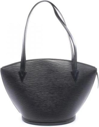Louis Vuitton Tweedehands leren Louis Vuitton tassen - Dames - Vintage Schoudertas - Zwart - ONE Size - Vintage