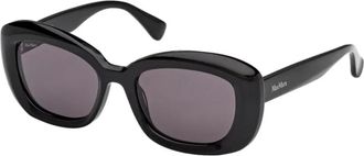 Max Mara Elizabeth 1 Zonnebril - Dames - Zonnebrillen - Zwart - 53 MM - Accessoires