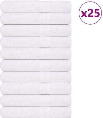 vidaXL Toallas De Sauna 25 Uds 100% Algod&oacute;n Blanco 80x200 Cm 360 Gsm Vidaxl