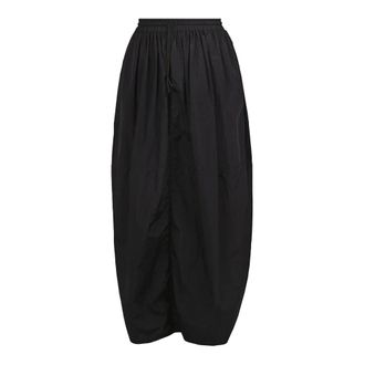 Jucca Midi Skirts, female, Black, Size: XS Wide Nylon Skirt