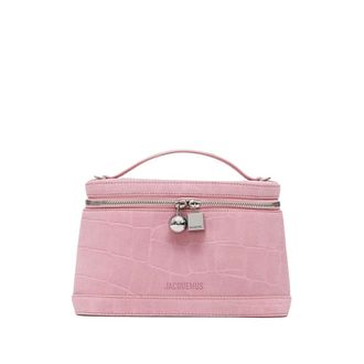 Jacquemus Le Petit Vanity - Dames - Tassen - Roze - Maat: ONE Size Zijde