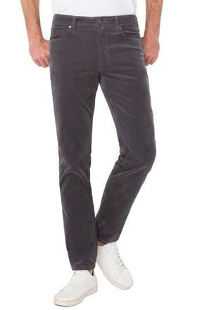 Liverpool L.A. Kingston Modern Slim Straight Leg Pants in Gray Pinstripe at Nordstrom Rack, Size 36 X 32