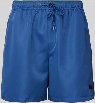 Ellesse Relaxed Fit Shorts mit Logo-Badge Modell EAMES in Blau, Gr&ouml;&szlig;e XXL