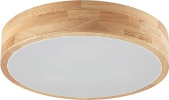 Lindby L&aacute;mpara De Techo tanju En Marr&oacute;n Madera - Lindby