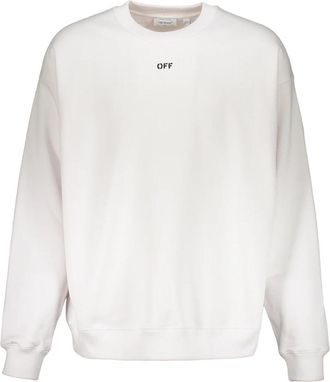 Off-white Gebroken wit Gebroken wit sweatshirt met logo