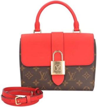 Louis Vuitton Pre-owned Handbags, female, Orange, Size: ONE SIZE Pre-owned Vintage Monogram Shoulder Bag