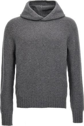 Maryya Wool Hooded Sweater - Heren - Hoodies - Grijs - XL - Wol - Hoodies & sweatvesten
