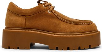 Steve Madden Offsetter Flat Shoe TAN SUEDE