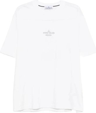 Stone Island T-Shirts - Heren - T-shirts - Wit - XL - Tops