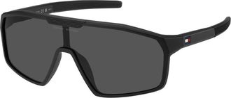 Tommy Hilfiger TH 2357/S Zonnebril - Heren - Zonnebrillen - Zwart - ONE Size - Accessoires