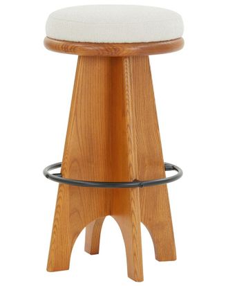 Safavieh Couture Bellarita Round Swivel Barstool