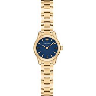 Tory Burch The Mini Miller Bracelet Watch, 22mm in Pale Gold at Nordstrom