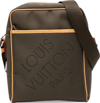 Louis Vuitton Pre-owned Womens Damier Geant Citadin Messenger Bag - Dark Brown Textile - One Size