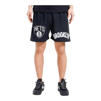 Pro Standard Pro Standard Brooklyn Nets Logo Pro Team Mesh Shorts in Black Men