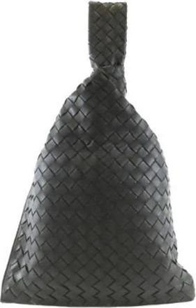 Bottega Veneta Pre-owned Lambskin Shoulder Bag - Dames - Vintage Handtas - Zwart - ONE Size - Leer - Vintage