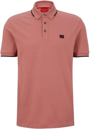 HUGO BOSS Hugo Mens Deresino 232 Short Sleeve Polo Shirt, Pink