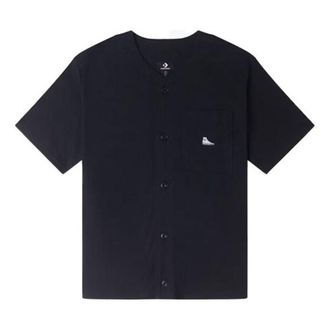 Converse Chuck Taylor Seasonal Shirt Asia Sizing Black White 10024736-A01