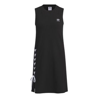 adidas (WMNS) adidas originals Logo dress without sleeve Black IP2193