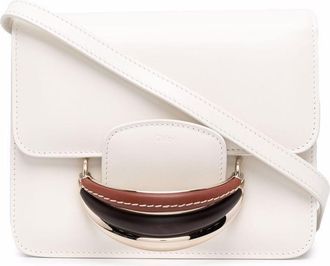 Chloé Katie leather shoulder bag - women - Calf Leather - One Size - White