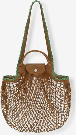 Longchamp Einkaufsnetz mit Leder Le Pliage Collection L