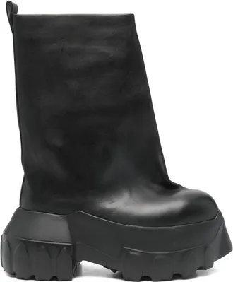 Rick Owens Flared Mega Tractor Boots
