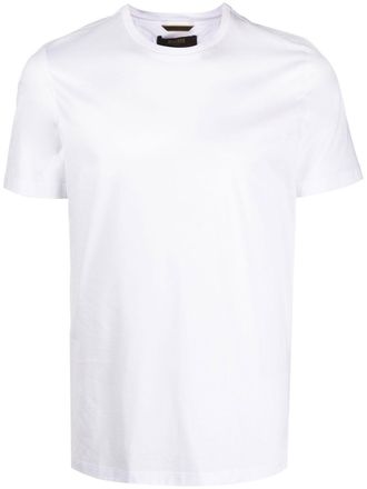 Moorer Katoenen T-shirt - Wit
