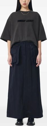 TOMBOY Gonna con tasche stile utility - Blu