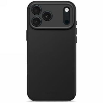 Decoded Funda Trasera De Silicona Antimicrobiana Decoded - Funda Protectora De Silicona Compatible Con Magsafe Para Iphone 17 Pro Max (negro Fantasma)