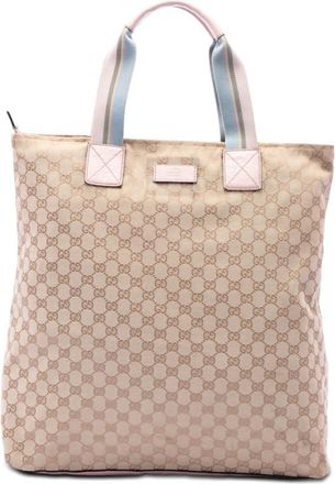 Gucci Pre-owned Gucci GG Canvas Web Vertical Tote Ladies EPFDEJI8TVXASZIN