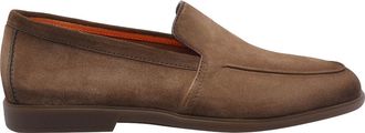 Santoni Brown Malibu Loafers