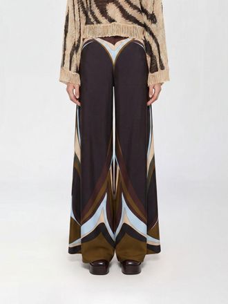 Pucci Pantaloni ampi in seta stampata