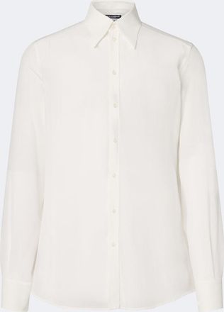 Dolce & Gabbana Camicia in cr&ecirc;pe de chine di seta