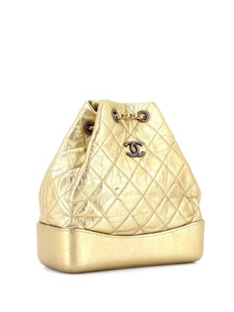 Chanel Gabrielle Quilted Calfskin Small backpack - Oro