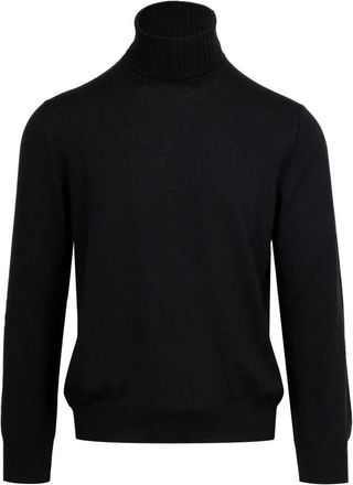 Gran Sasso Extra Fine Merino Turtleneck - Heren - Coltruien - Zwart - L - Wol - Truien & Vesten