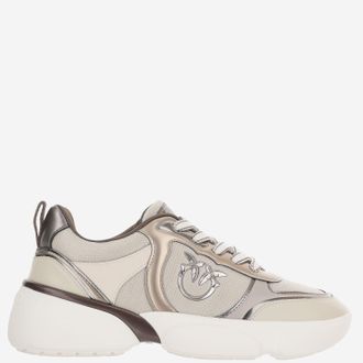 Pinko Pinko Alba sneakers van leermix