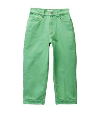 Versace Pale Green Straight Regular Jeans