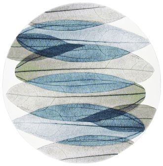 Safavieh Alfombra polipropileno marfil/verde azulado 122 x 122 cm