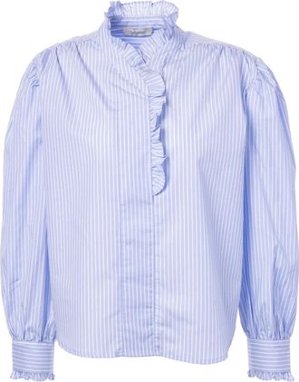 Jcsophie Overhemden, Dames, Blauw, M, Blouses